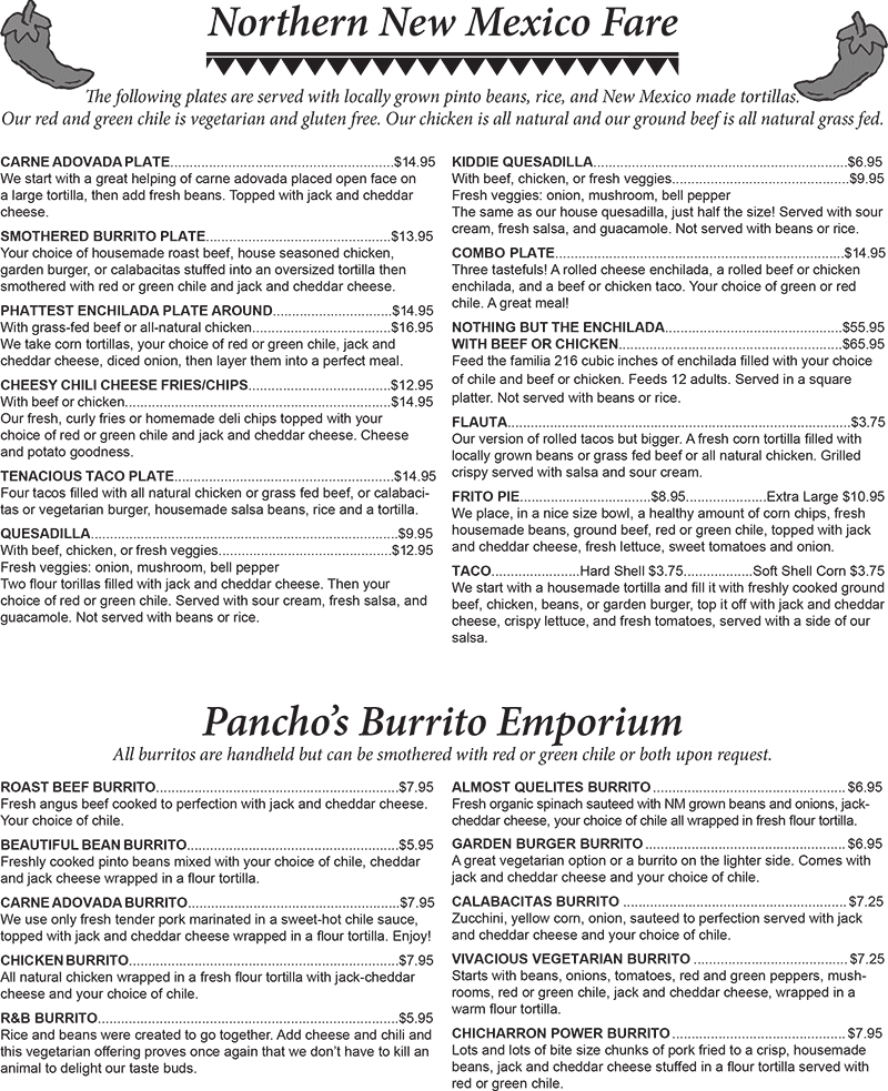 Pancho's Gourmet To Go in Pecos, New Mexico